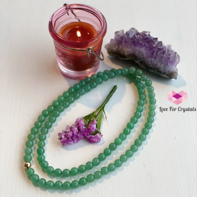 Geeen Aventurine 15 Necklace With 14K Gold-Filled Bead Pendants & Necklaces