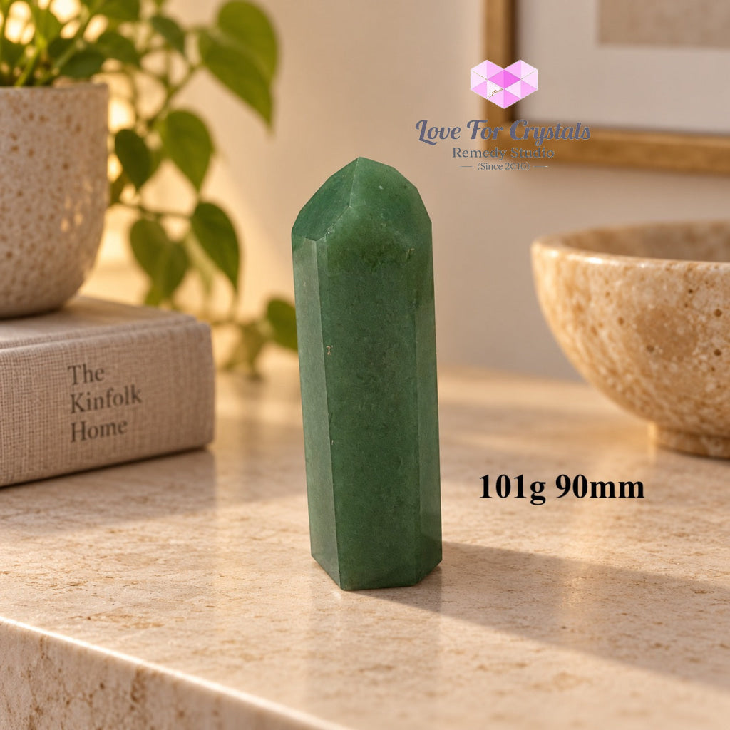Green Aventurine AAA Tower (Brazil) - 101g 90mm - Aventurine