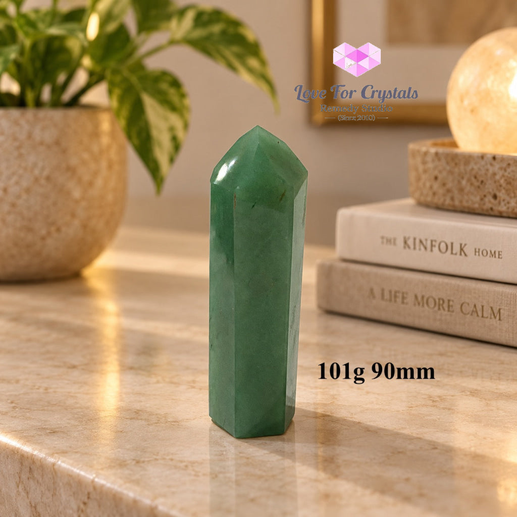 Green Aventurine AAA Tower (Brazil) - 103g 85mm - Aventurine