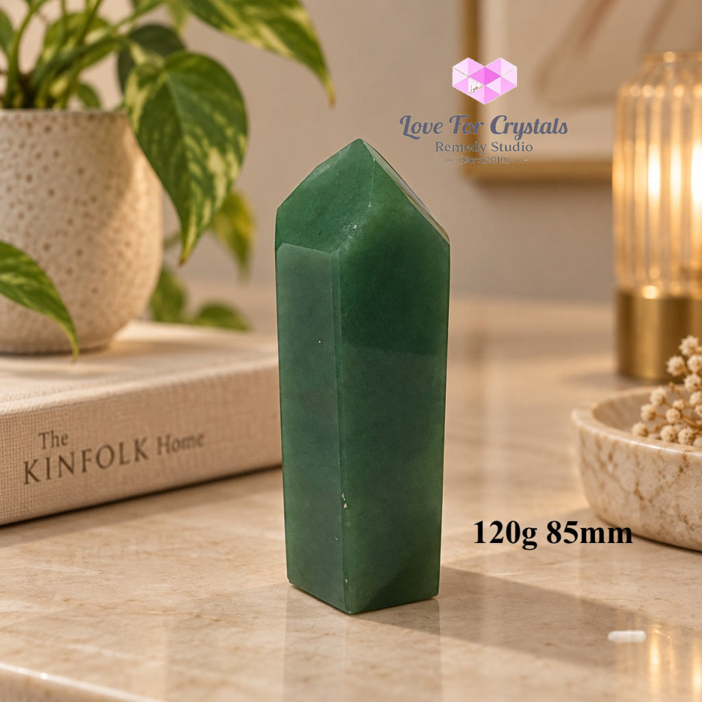 Green Aventurine AAA Tower (Brazil) - 120g 85mm - Aventurine