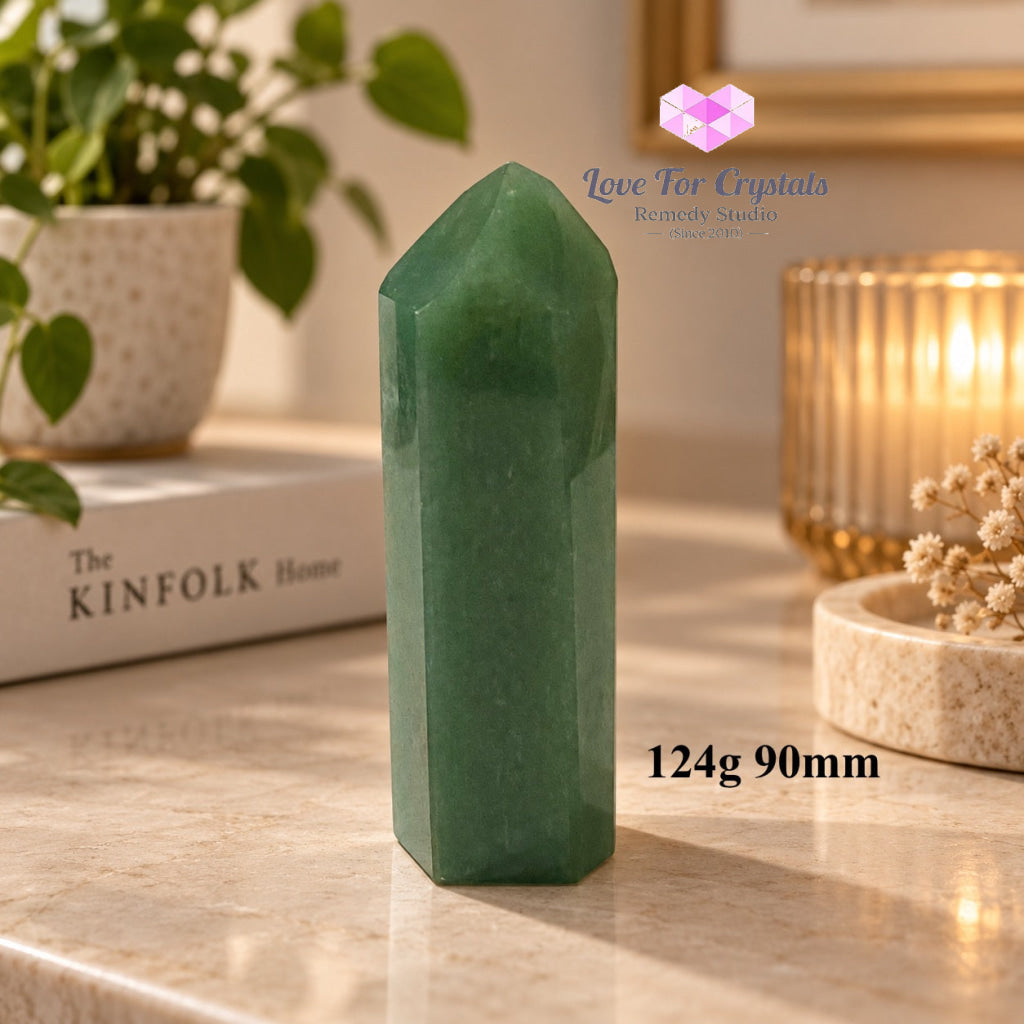 Green Aventurine AAA Tower (Brazil) - 122g 90mm - Aventurine