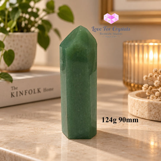 Green Aventurine AAA Tower (Brazil) - 122g 90mm - Aventurine