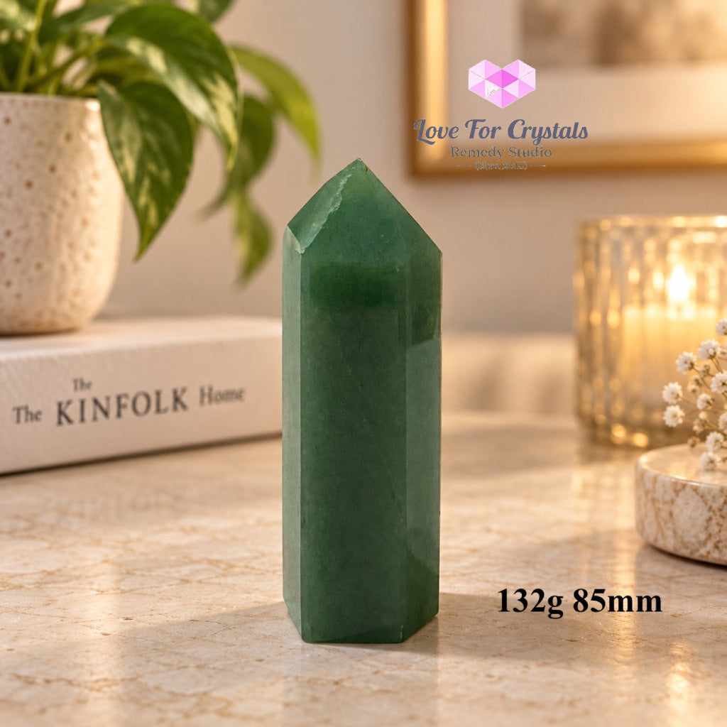 Green Aventurine AAA Tower (Brazil) - 132g 85mm - Aventurine