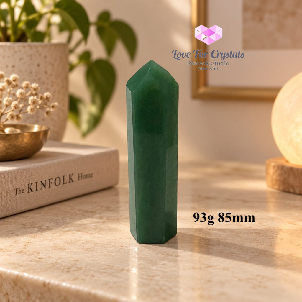 Green Aventurine AAA Tower (Brazil) - 93g 85mm - Aventurine