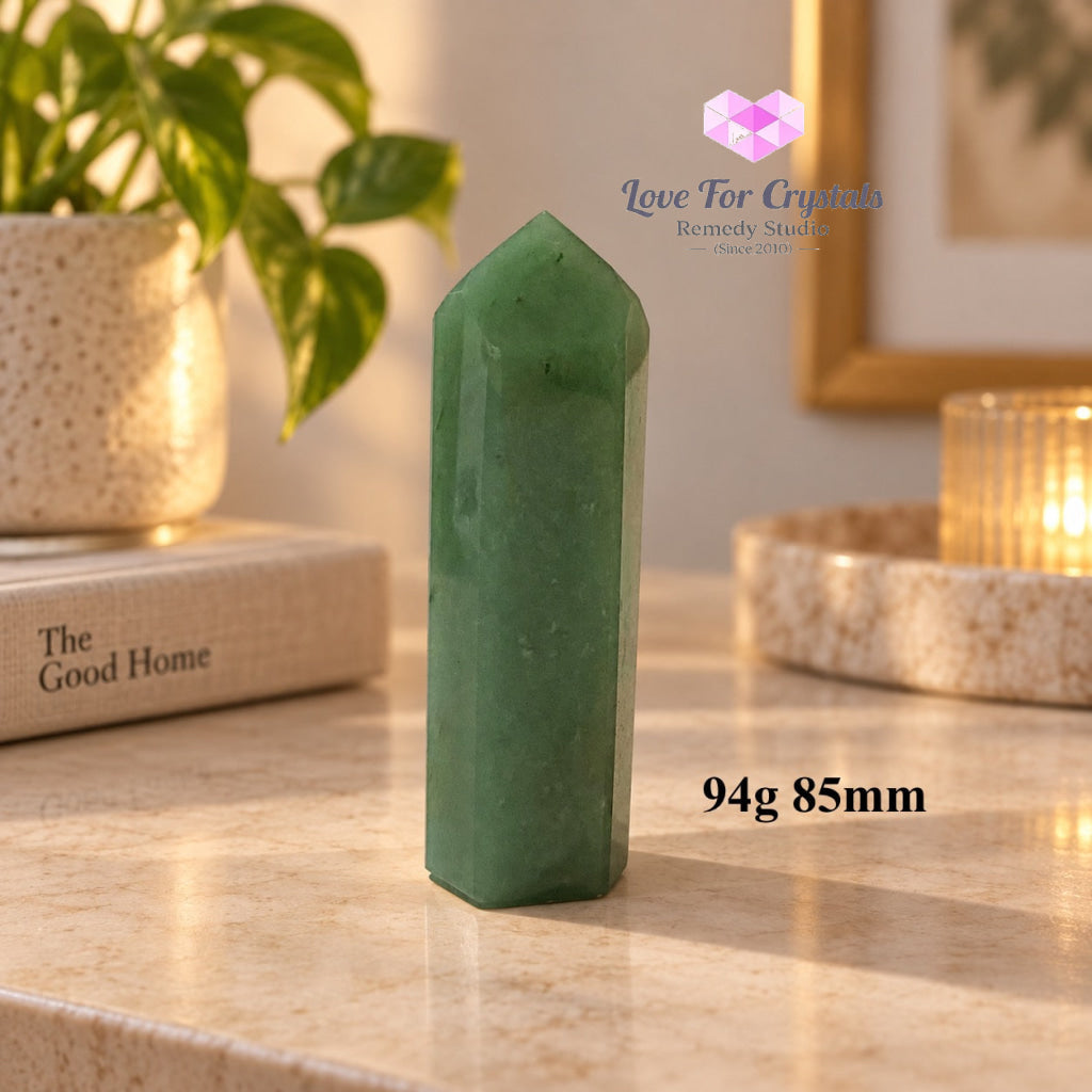 Green Aventurine AAA Tower (Brazil) - 94g 85mm - Aventurine