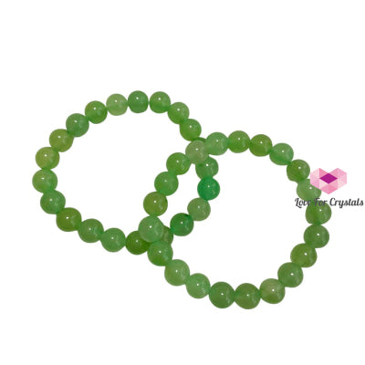 Green Aventurine Crystal Bracelet (Good Luck) 8Mm Energy