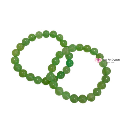 Green Aventurine Crystal Bracelet (Good Luck) 8Mm Energy