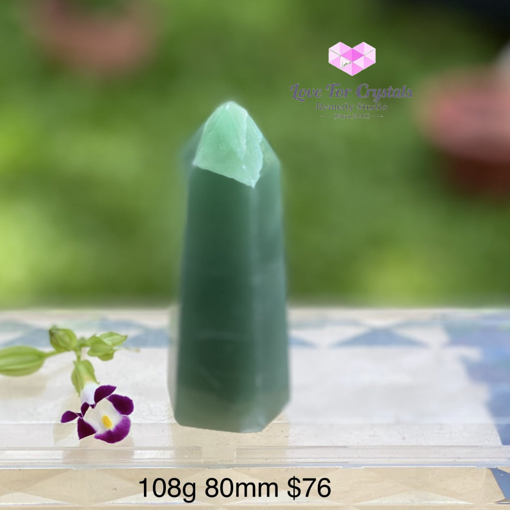 Green Aventurine Standing Point (Brazil) Aaa