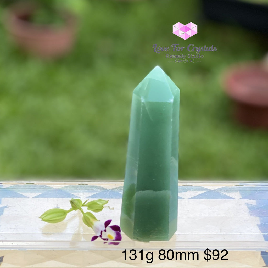 Green Aventurine Standing Point (Brazil) Aaa