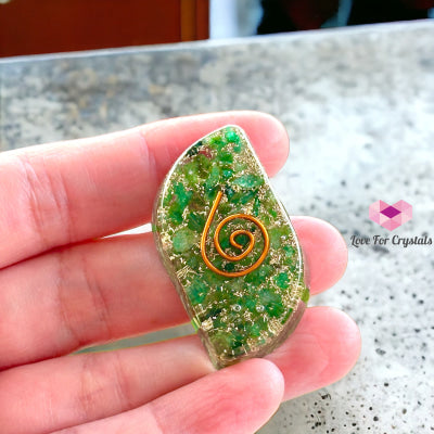 Green Jade Eye Pocket Or Pendant Orgonite (Good Health) 40Mm Orgonites