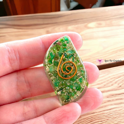 Green Jade Eye Pocket Or Pendant Orgonite (Good Health) 40Mm Orgonites