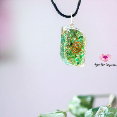 Green Jade Eye Pocket Or Pendant Orgonite (Good Health) 40Mm Orgonites