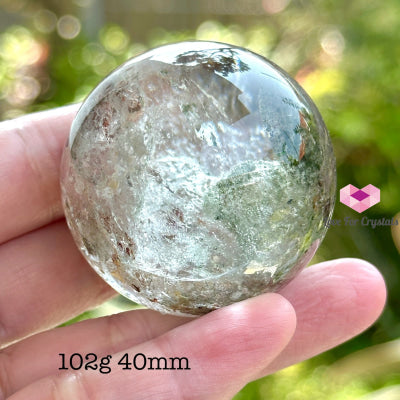 Green Phantom Quartz Sphere (Aaa) 102G 40Mm