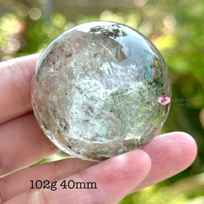 Green Phantom Quartz Sphere (Aaa) 102G 40Mm