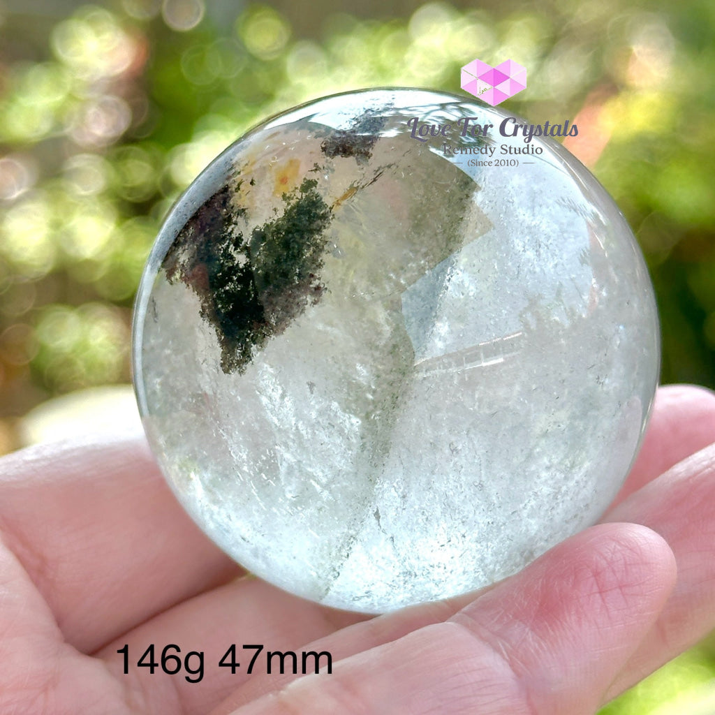 Green Phantom Quartz Sphere (Aaa) 146G 47Mm