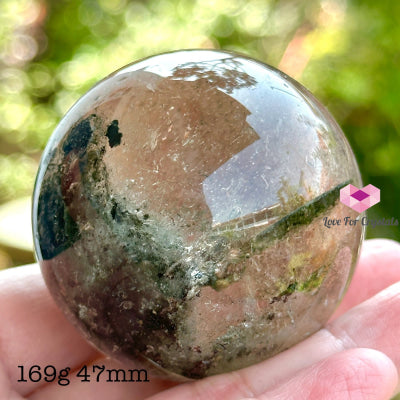 Green Phantom Quartz Sphere (Aaa) 155G 47Mm