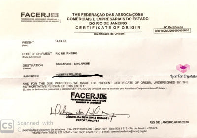 Green Tourmaline Raw Stones (Brazil)