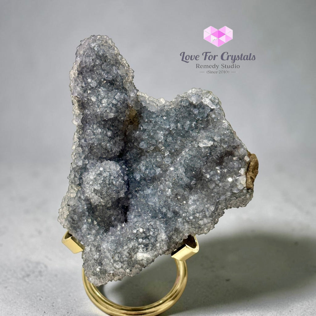 Grey Galaxy Amethyst Cluster (Brazil) Very Rare! - 201g 90mm (Blue Grey) - Amethyst