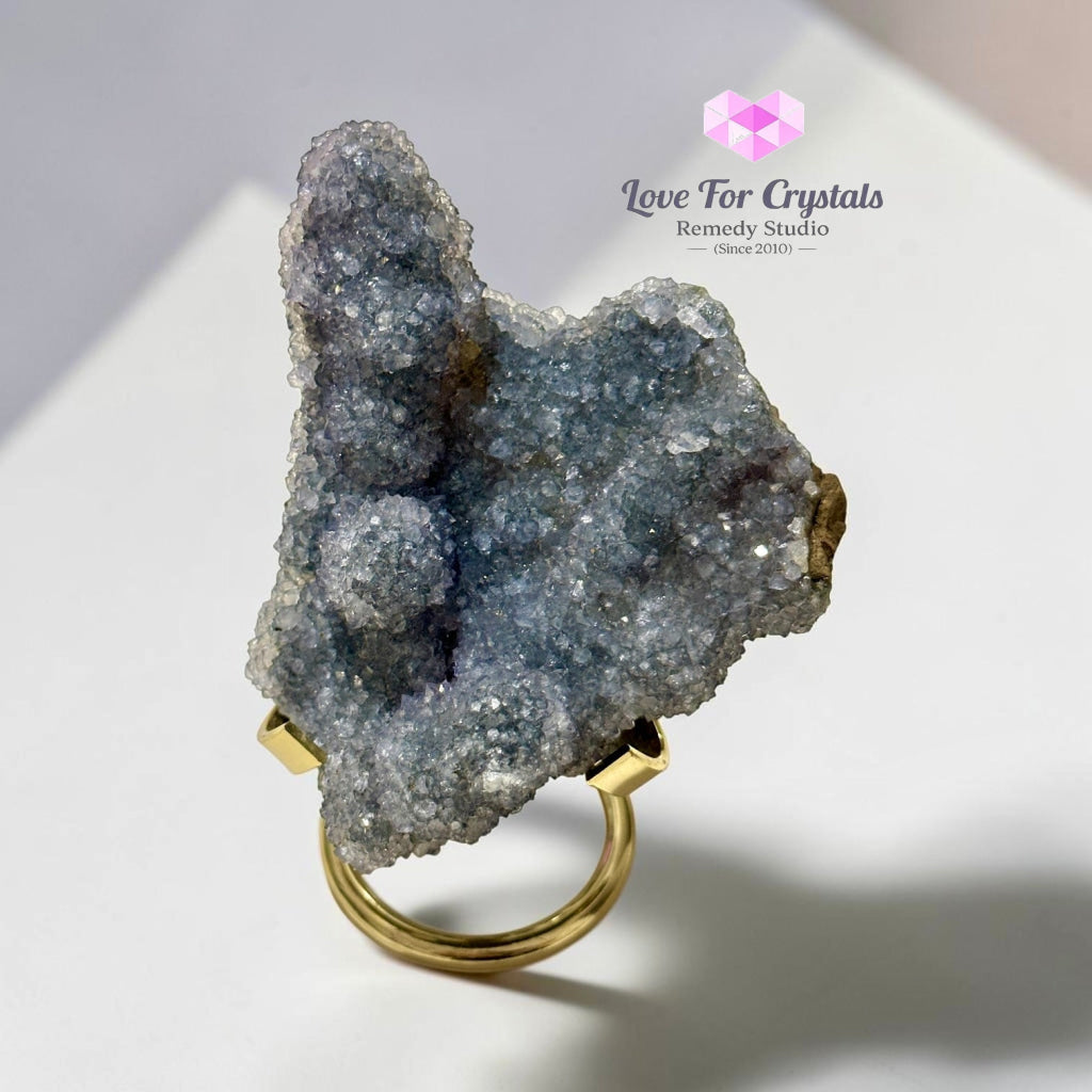 Grey Galaxy Amethyst Cluster (Brazil) Very Rare! - 201g 90mm (Blue Grey) - Amethyst