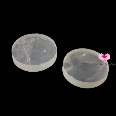 Healing Disk - Opalized Quartz From Brazil Shaped Crystals