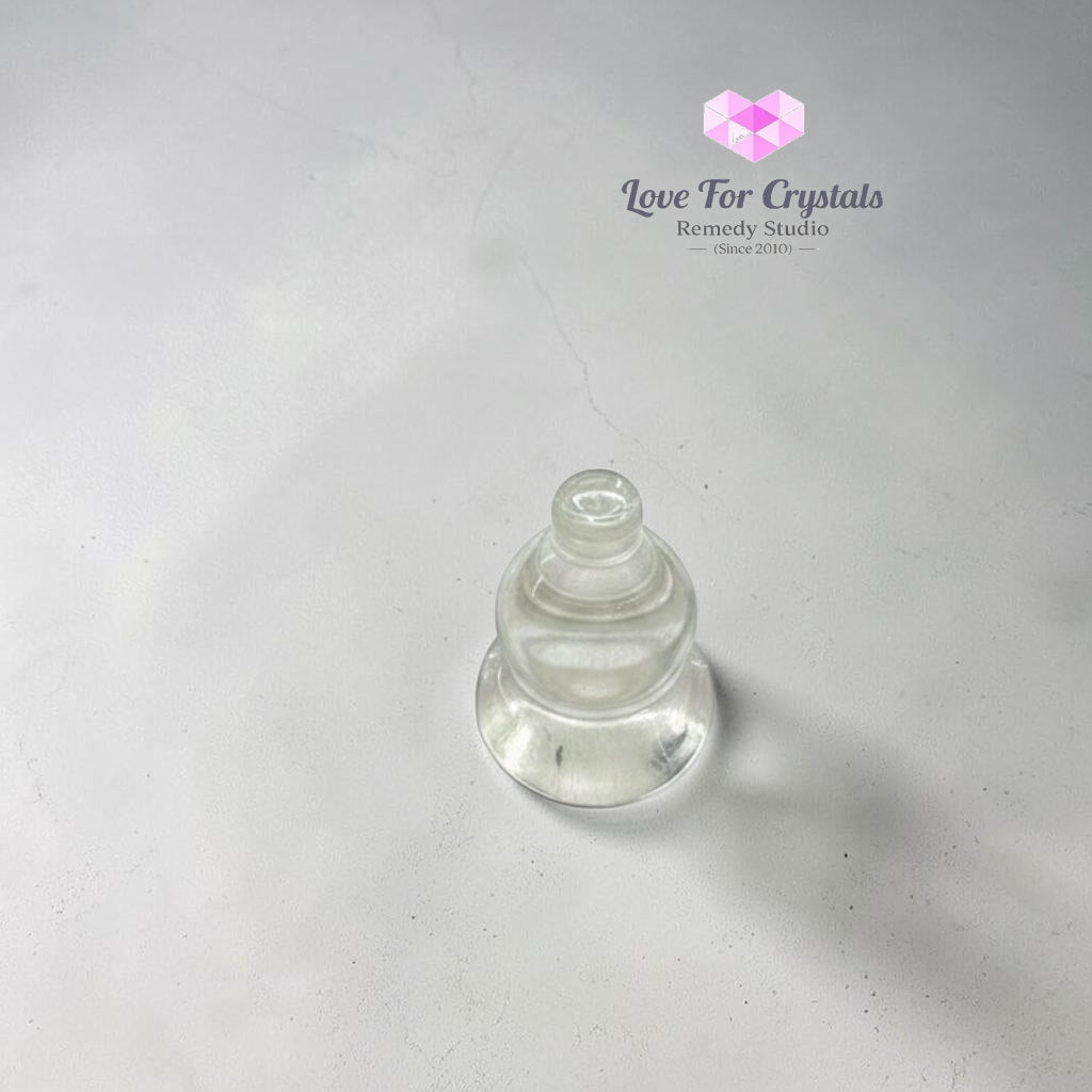 Health Talisman Clear Quartz Hulu (Wulou)40mm (Attuned by Audrey) - Clear quartz