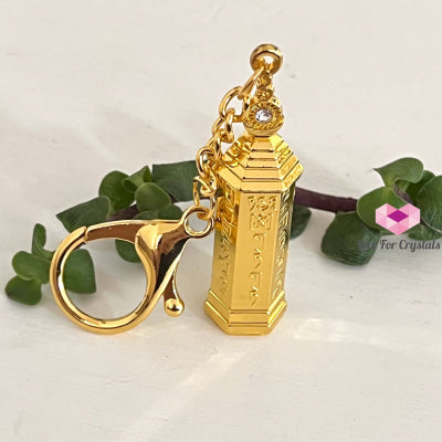 Heart Sutra Keychain Amulet 5 Element Pagoda (Feng Shui 2022) Per Piece Feng Shui