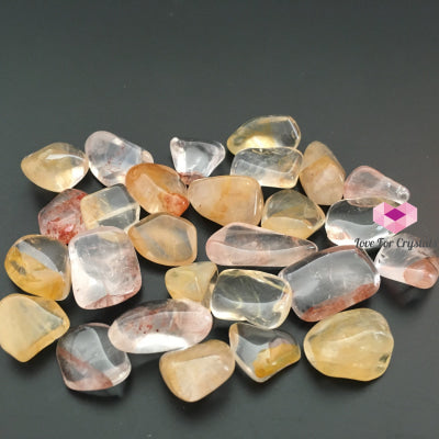 Hematoid Quartz (Golden) Madagascar (Aa) Pack Of 3 (10-25Mm) Tumbled Stones