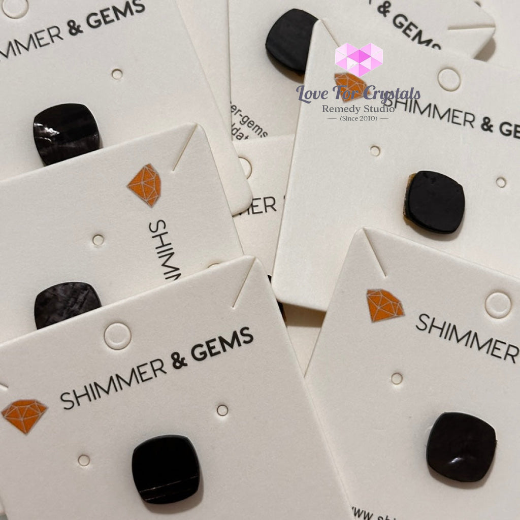 Hypersthene Wealth Magnet Phone Stick-On (12x12mm) 12x12mm Hypersthene