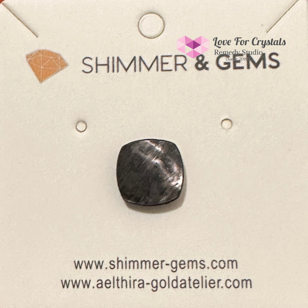 Hypersthene Wealth Magnet Phone Stick-On (12x12mm) 12x12mm Hypersthene