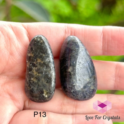Iolite Tumbled Stones 30-40Mm (Tanzania) Photo 13 Polished Crystal