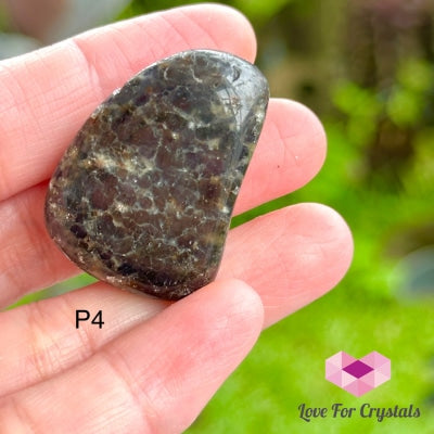 Iolite Tumbled Stones 30-40Mm (Tanzania) Photo 4 Polished Crystal