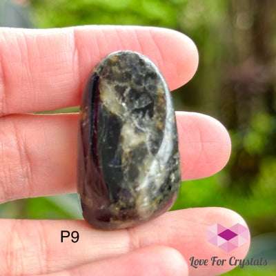 Iolite Tumbled Stones 30-40Mm (Tanzania) Photo 9 Polished Crystal
