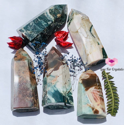 Judys Jasper Points (Brazil) Polished Stones