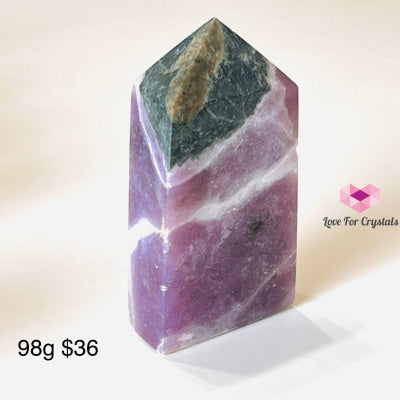 Kunzite Obelisk Tower Points Aaa (Australia) 98G 70Mm Crystal Point