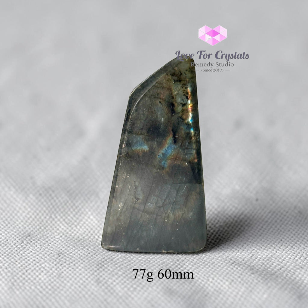 Labradorite Free-form Mini Slabs (Madagascar) - 77g 60mm - Labradorite