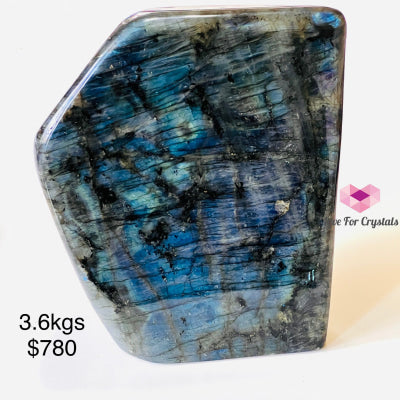 Labradorite Slabs (Madagascar) Aaa With Flashes 3.6 Kgs Polished Crystals