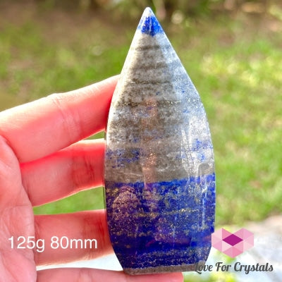 Lapis Lazuli Flame (Afghanistan) 125G 80Mm Polished Crystals