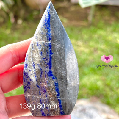 Lapis Lazuli Flame (Afghanistan) 139G 80Mm Polished Crystals