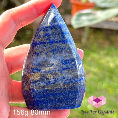 Lapis Lazuli Flame (Afghanistan) 156G 80Mm Polished Crystals