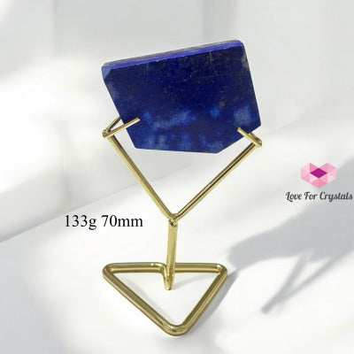 Lapis Lazuli Free form (Manifestation Anchor) pre-coded activated with elegant stand 133g 70mm Lapis Lazuli