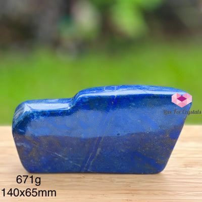 Lapis Lazuli Freeform (Chile) 671G 140X65Mm Polished Crystals