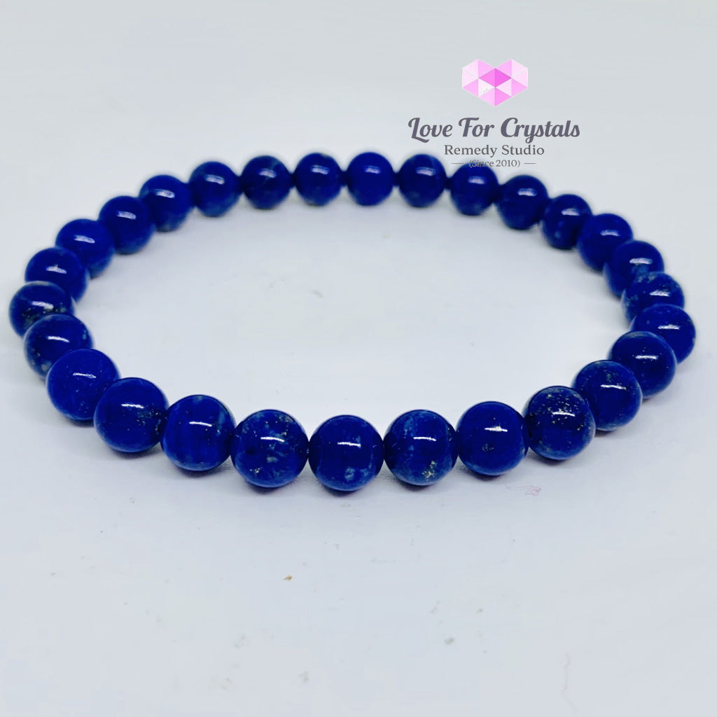 Lapis Lazuli Gemstone Energy Bracelet (Intuition) 6Mm