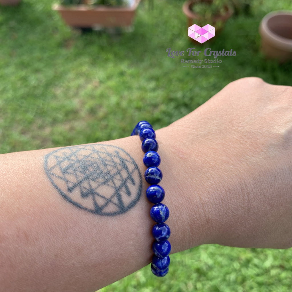 Lapis Lazuli Gemstone Energy Bracelet (Intuition) 6Mm