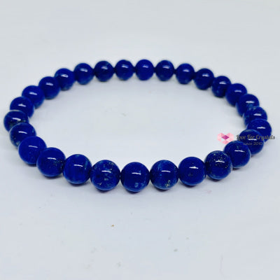 Lapis Lazuli Gemstone Energy Bracelet (Intuition) 6Mm