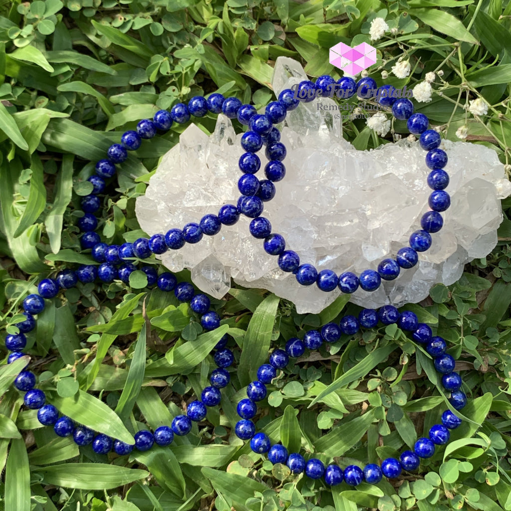 Lapis Lazuli Gemstone Energy Bracelet (Intuition) 6Mm