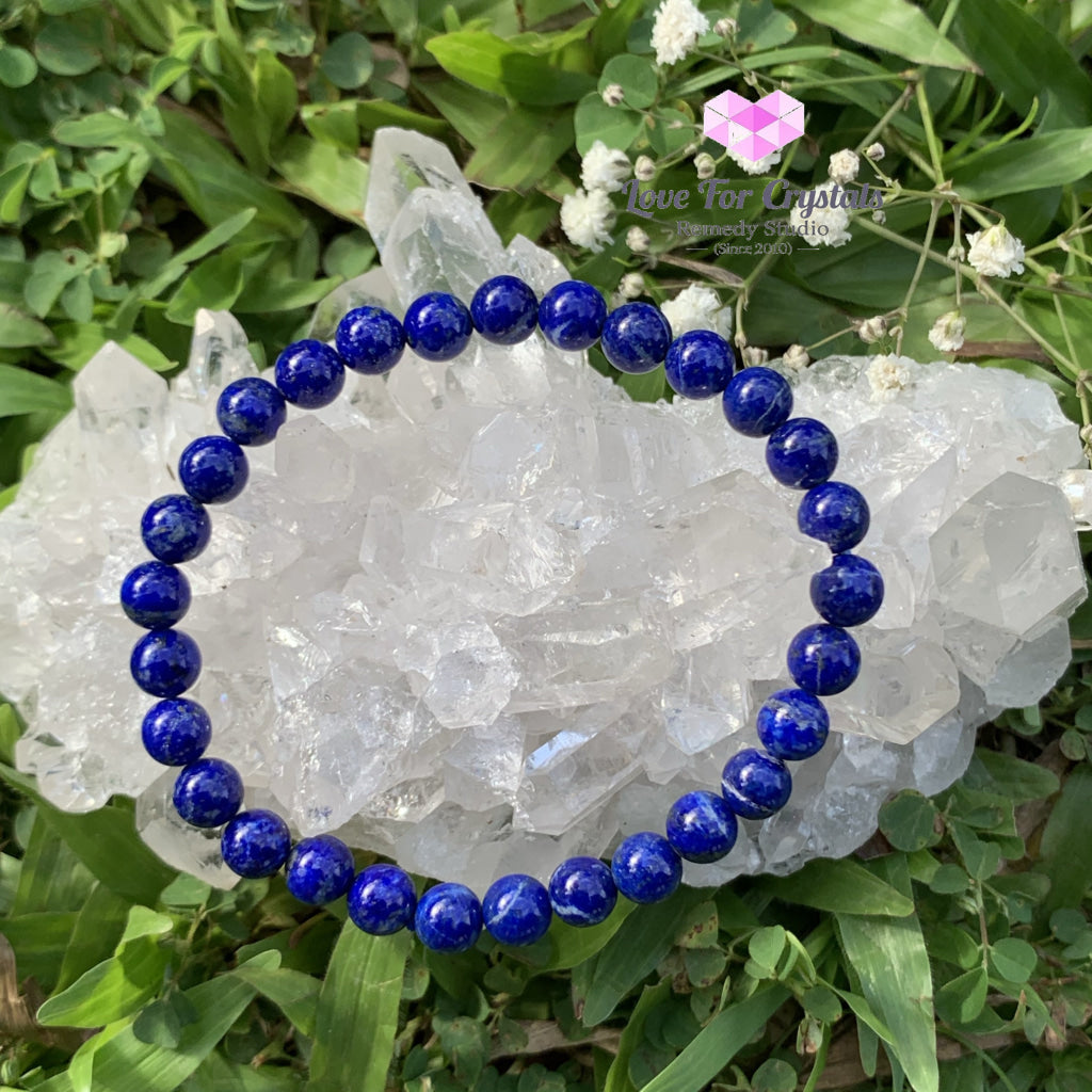 Lapis Lazuli Gemstone Energy Bracelet (Intuition) 6Mm