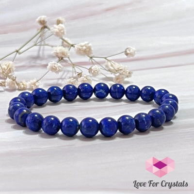 Lapis Lazuli Gemstone Energy Bracelet (Intuition) 8Mm Aaa Grade 6
