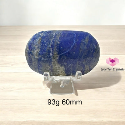 Lapis Lazuli Palms on Acrylic Stands (Success Activator) pre-coded activated (60mm) P3 (93g) Lapis Lazuli