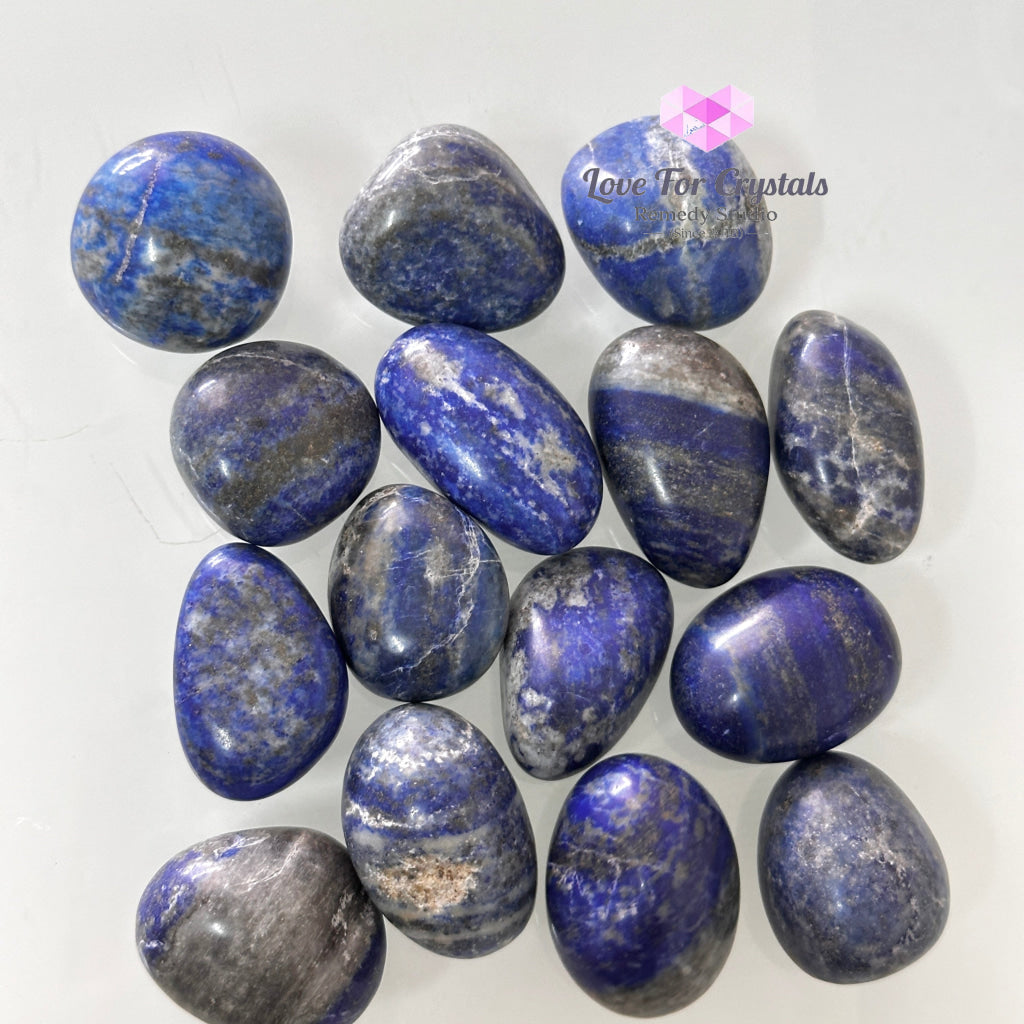 Lapis Lazuli Tumbled Stone 20-30mm, Manifesting - Random Piece - Tumbled Stones