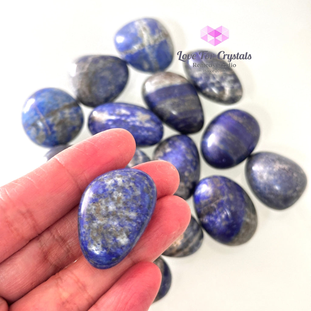 Lapis Lazuli Tumbled Stone 20-30mm, Manifesting - Random Piece - Tumbled Stones